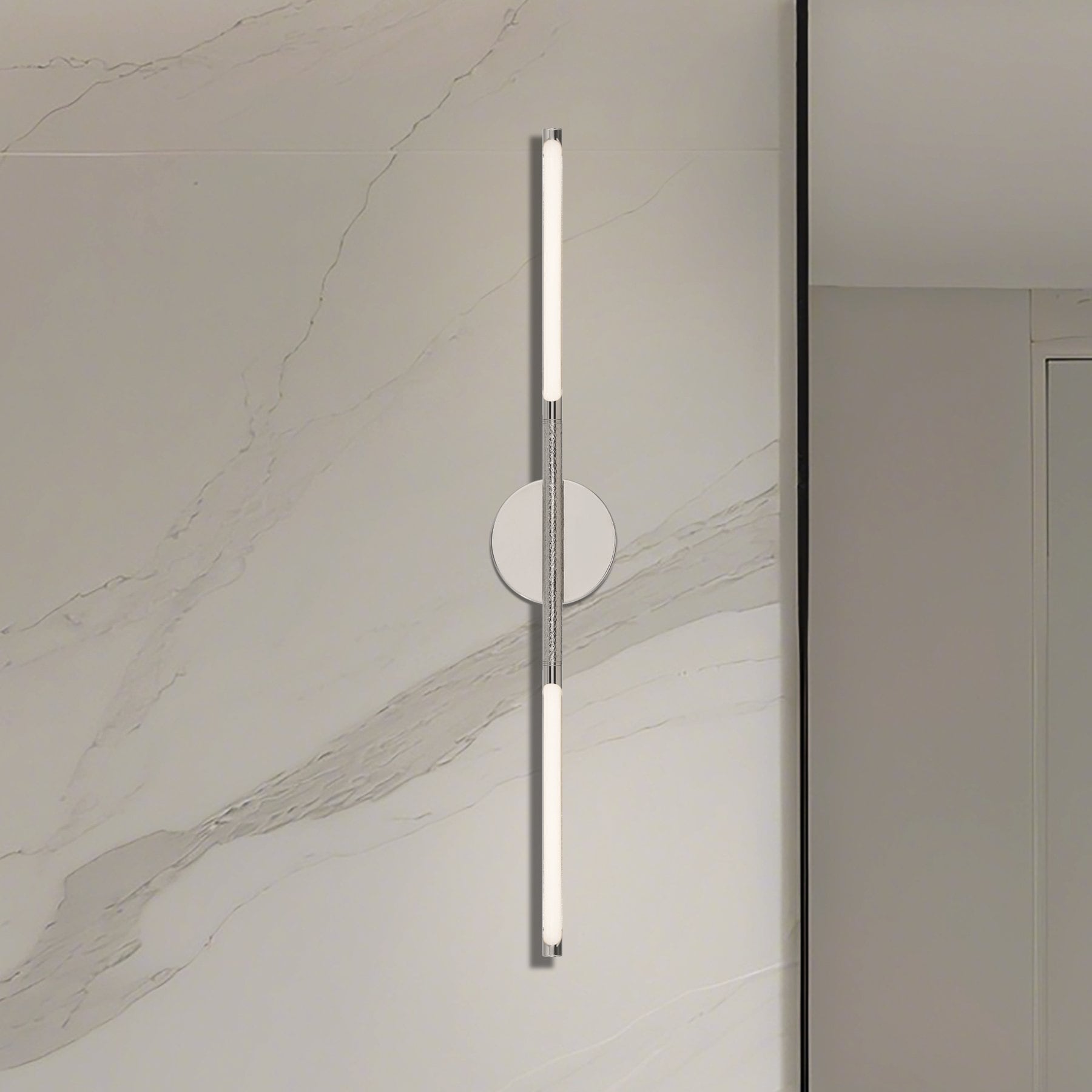 Overture 32 Inch 2 Light Polished Nickel 5Cct Led Vanity Light
