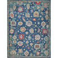 Oxford Hand Knotted Ghazni Wool Blue Area Rug