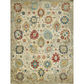 Oxford Hand Knotted Ghazni Wool Ivory Gray Area Rug