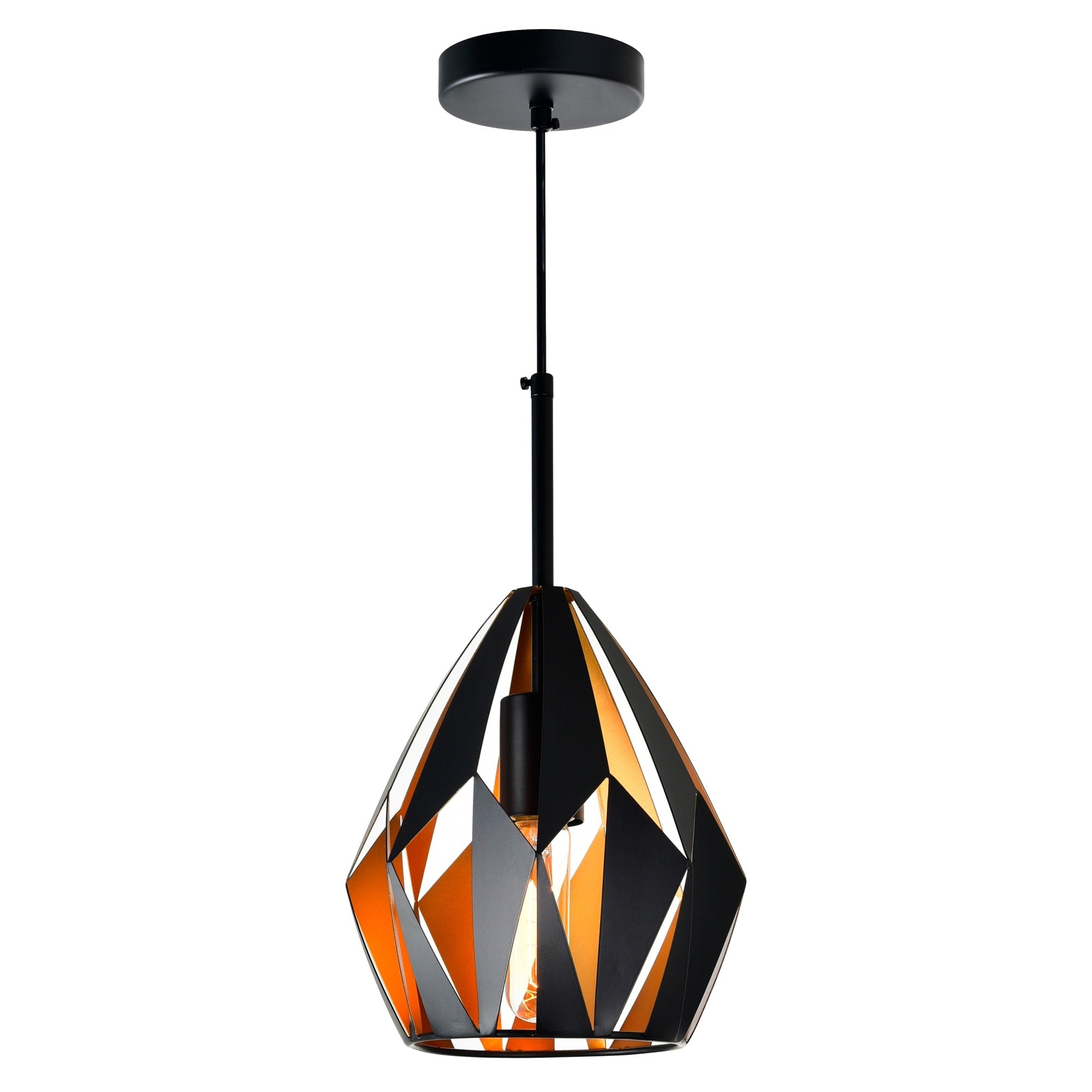 Oxide 1 Light Down Mini Pendant With Black Copper Finish N A