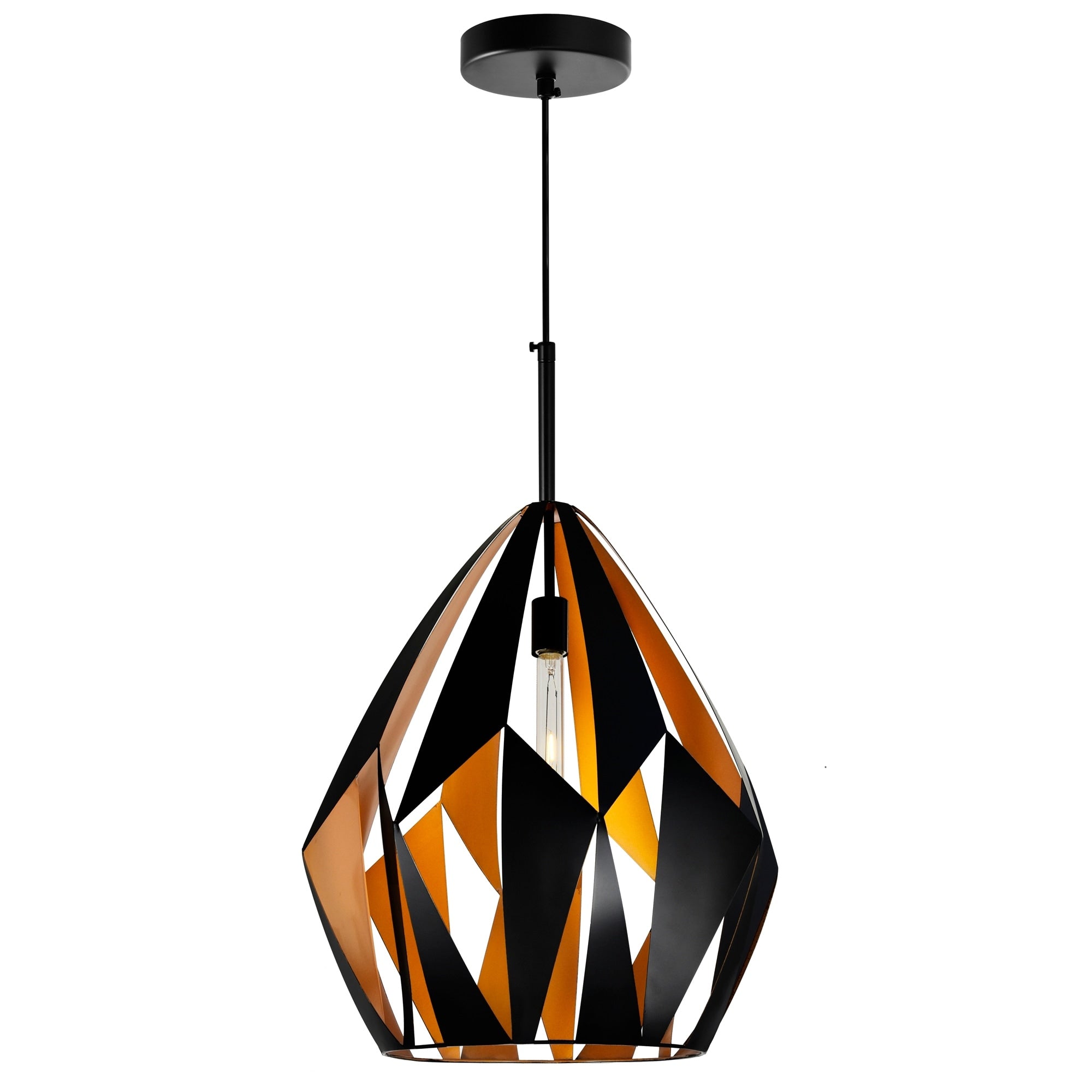 Oxide 1 Light Down Pendant With Black Copper Finish N A