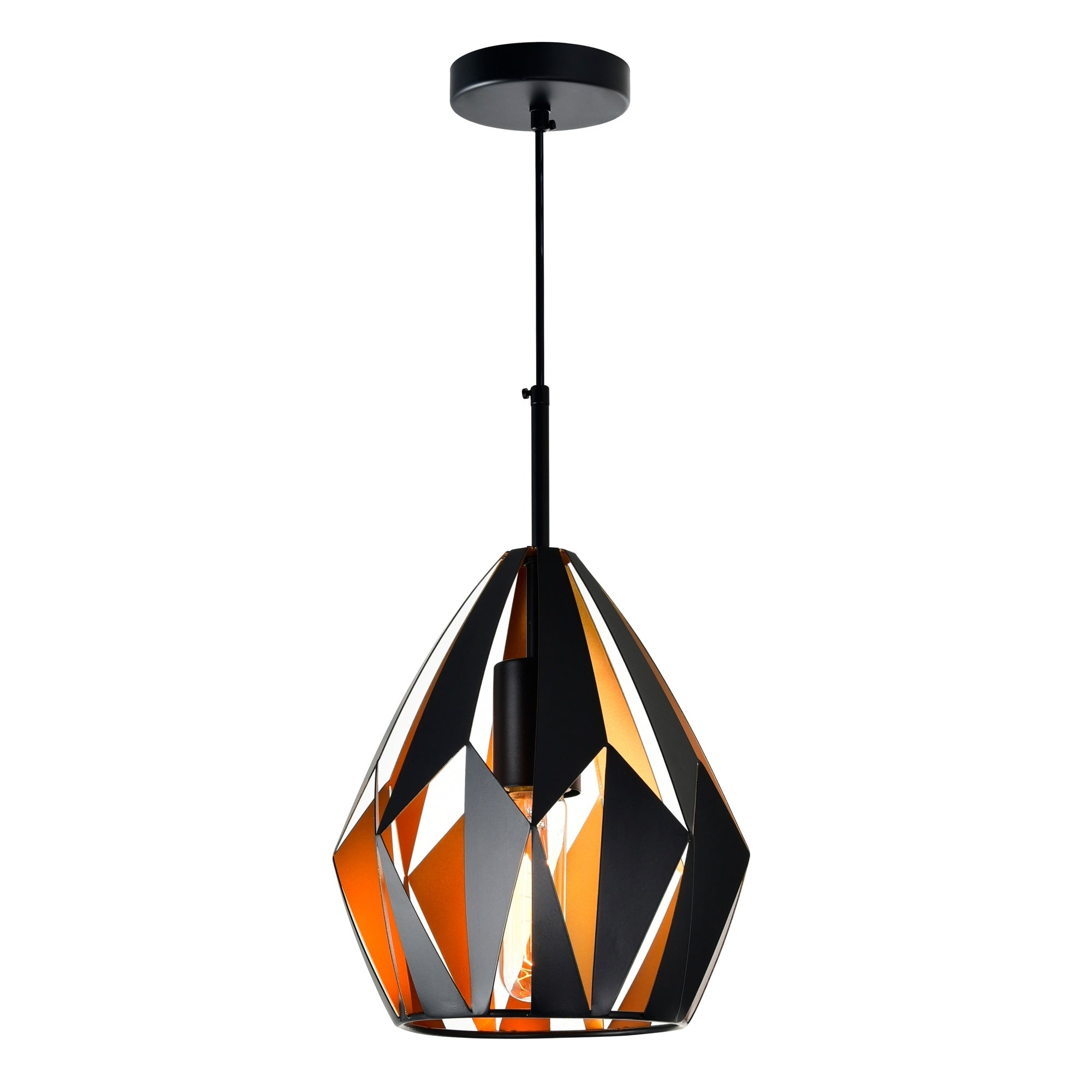 Oxide 1 Light Down Pendant With Black Copper Finish N A