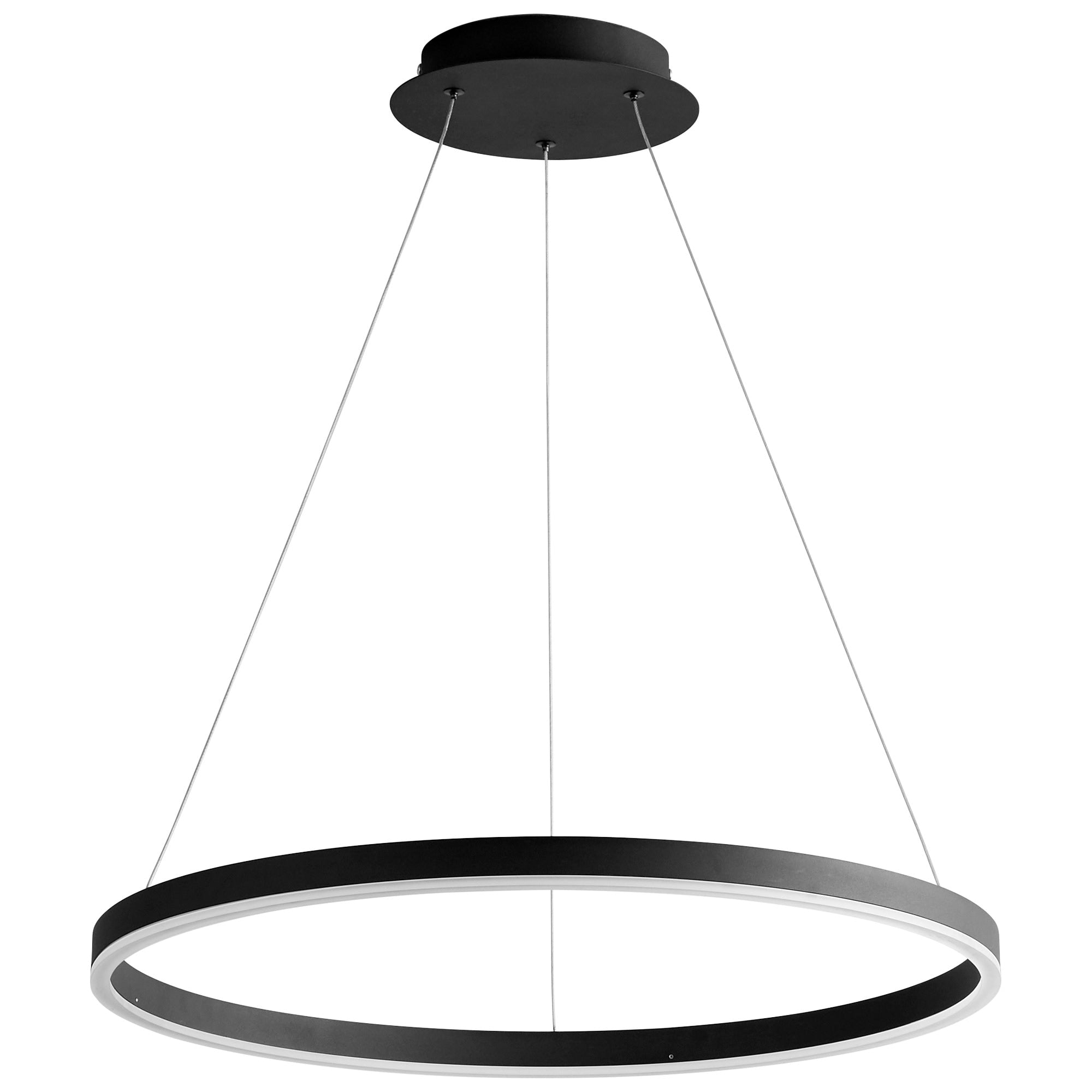 Oxygen Lighting 3 64 Circulo 24 Wide Led Ring Chandelier