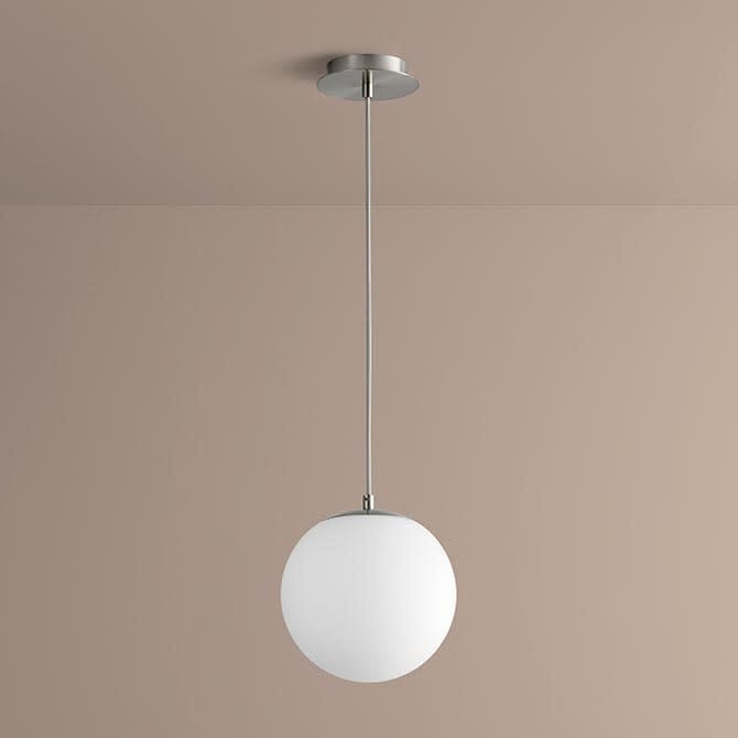Oxygen Lighting Luna Single Light 10 Wide Led Pendant With Frosted