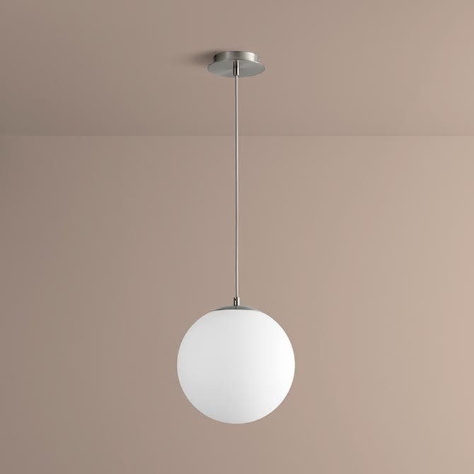 Oxygen Lighting 3 673 Luna Single Light 12 Wide Led Pendant With