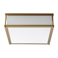 Oxygen Lighting Modulo 16 Wide 2 Light Single Flush Mount Led Ceiling
