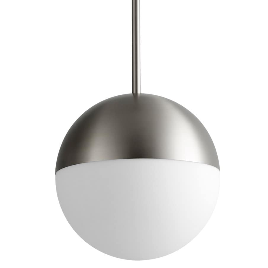 Oxygen Lighting 3 6903 Mondo 12 Wide Led Pendant With Frosted Glass