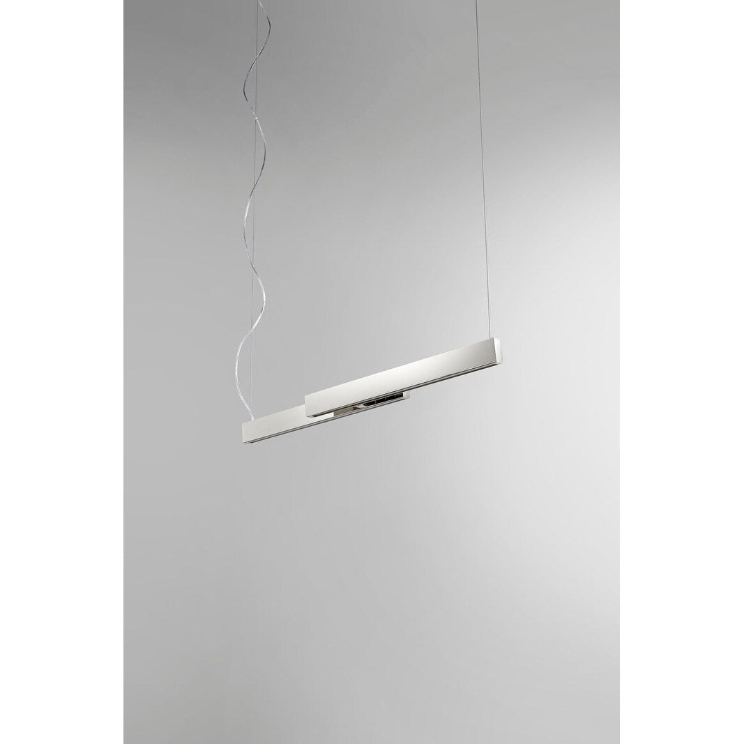 Oxygen Lighting Klone 2 Light 40 Wide Led Linear Chandelier