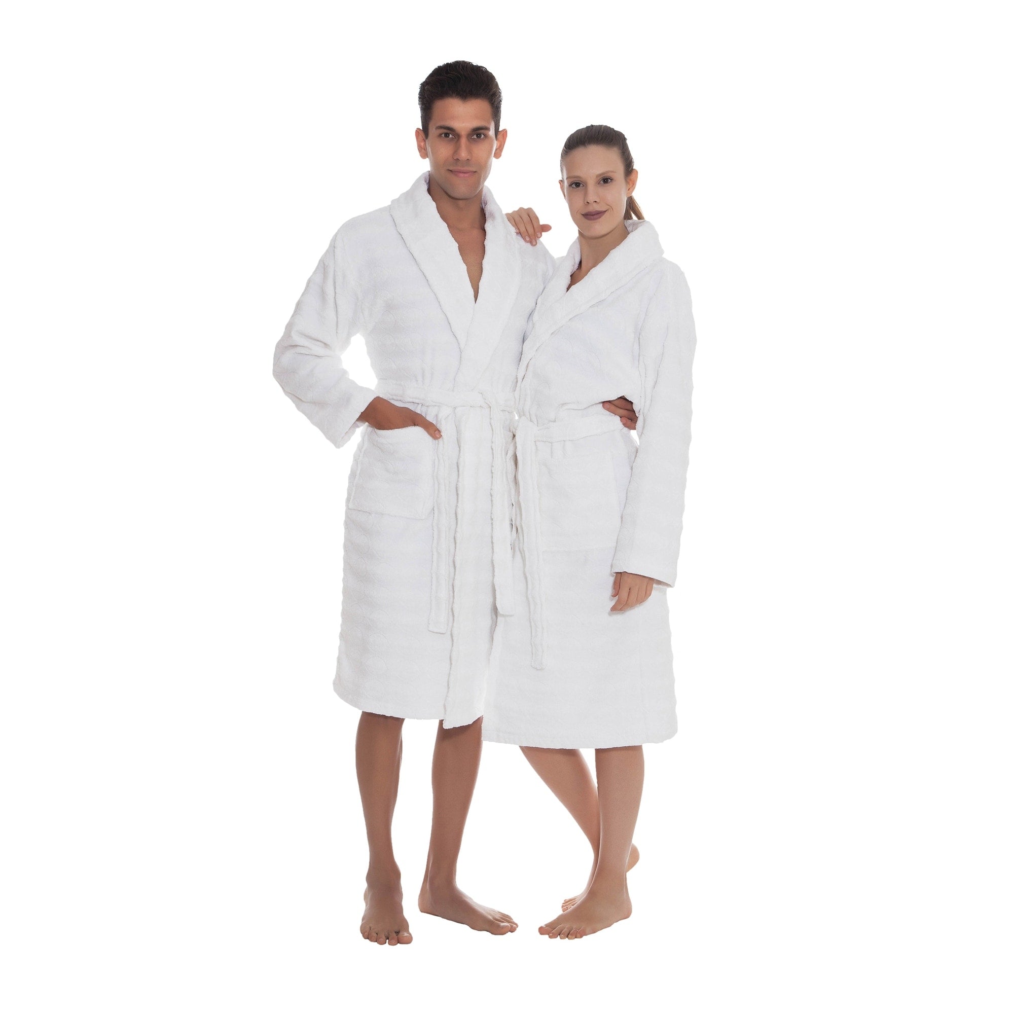 Ozan Premium Home Esperance Bathrobes Collection 100 Turkish Cotton Unisex Terry Cloth Bathrobe