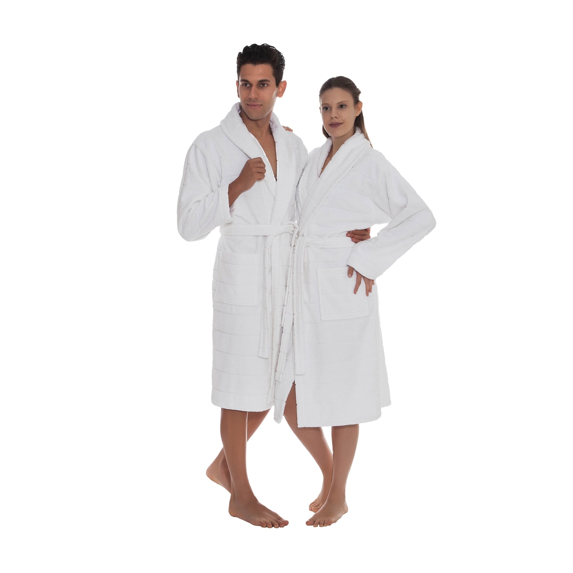 Ozan Premium Home Mirage Bathrobes Collection 100 Turkish Cotton Unisex Terry Cloth Bathrobe