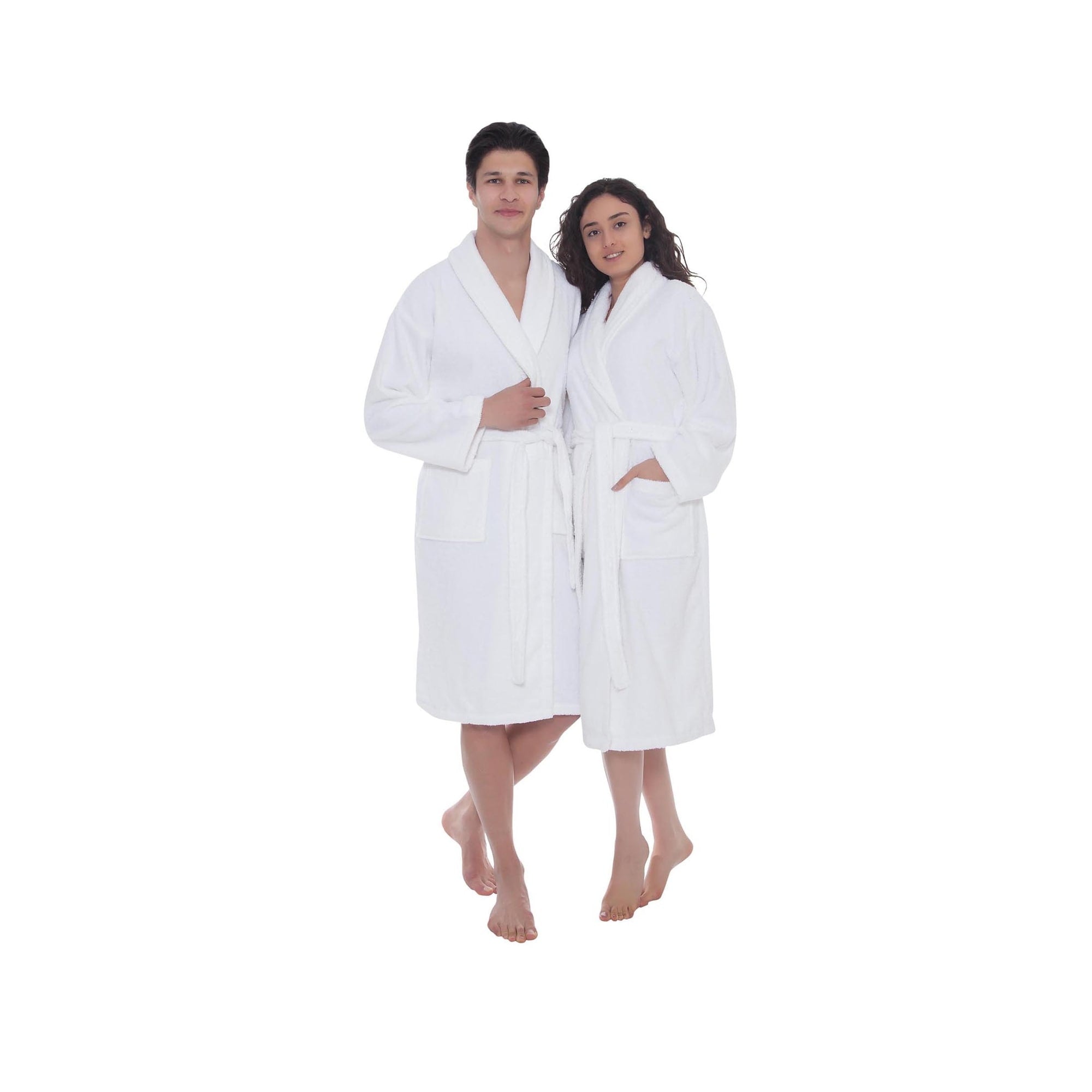 Ozan Premium Home Serene Collection 100 Turkish Cotton Unisex Terry Cloth Bathrobe
