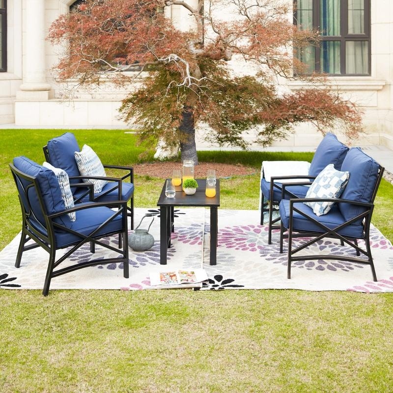 Patio Festival Outdoor 6 Piece Sofa Seating Group With Cushions