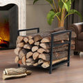 Phi Villa 16 Inch Indoor Outdoor Firewood Racks Log Rack Wavy