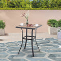 Phi Villa Bar Height Bistro Table Outdoor Bar Table