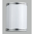 Steel White Cylinder 18 Watt Wall Sconce