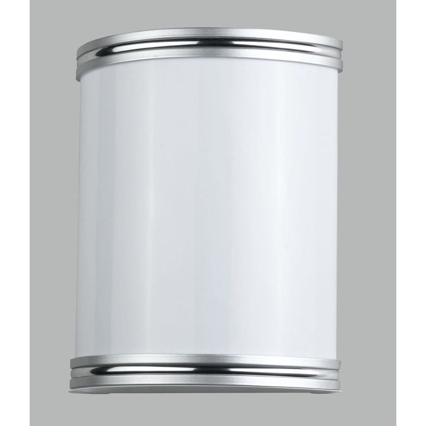 Steel White Cylinder 18 Watt Wall Sconce