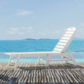 Polywood Nautical Outdoor Chaise Lounge Stackable
