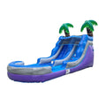 Pop Jump Tropical 27 Waterslide With Pool Blue 13 X 12 X 23