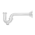 Proflo Pfptb106 10 3 8In Adjustable Tubular P Trap With Cleanout 1 1 4In X 1 1 2In Semi Cast Connections Chrome