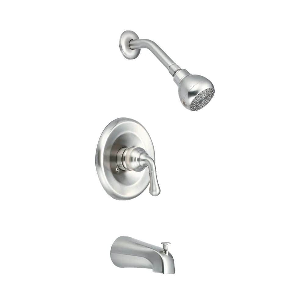 Proflo Pf5230G Tub And Shower Trim Package With Single Function Shower Head Less Rough In Valve