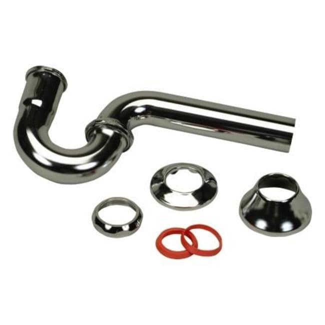 Proflo Pfptb110 12 1 4In Adjustable Tubular P Trap 1 1 2In X 1 1 2In Connections With Ground Joint Chrome