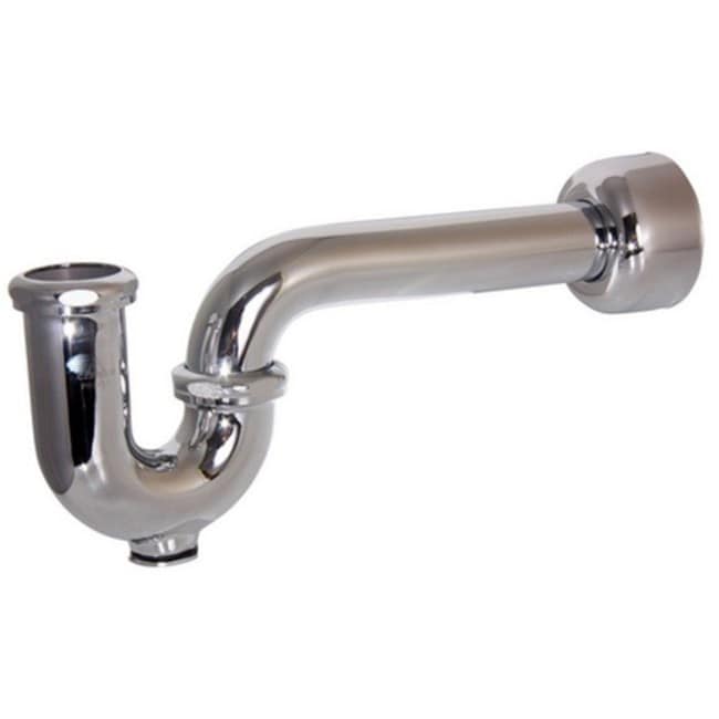 Proflo Pfptb403 11 7 8In Adjustable Tubular P Trap With Cleanout 1 1 2In X 1 1 2In Connections With Cast Body Chrome