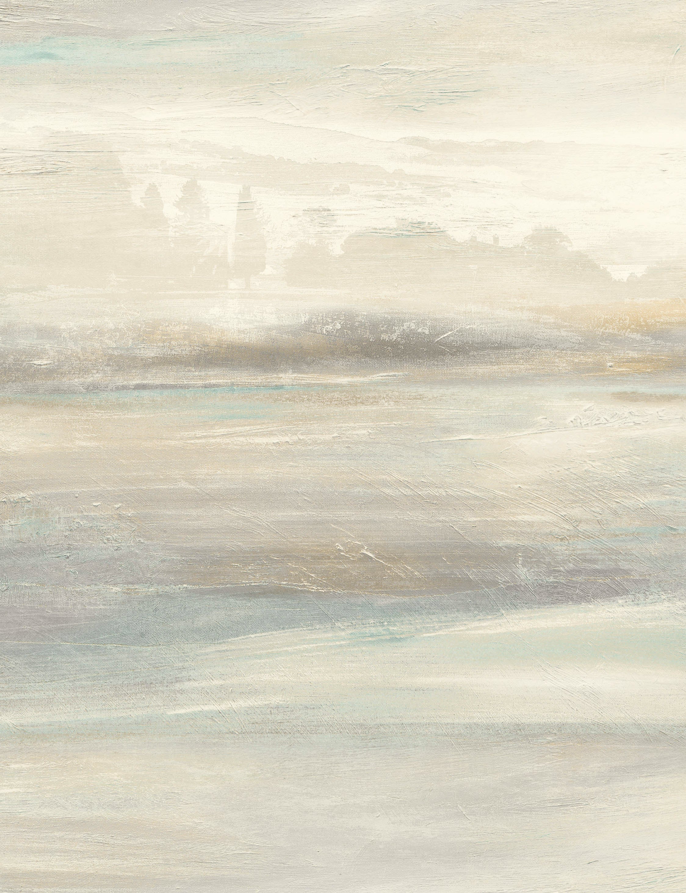 Soothing Mists Scenic Peel + Stick Wallpaper by Candice Olson, Natural