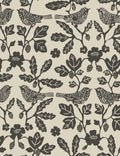 Sparrow and Oak Peel + Stick Wallpaper by Erin & Ben Co., Charcoal
