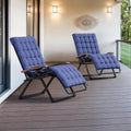 Purple Leaf Outdoor Reclining Chair Zero Gravity Reclining Chaise Lounge For Lawn Camping Beach Pool