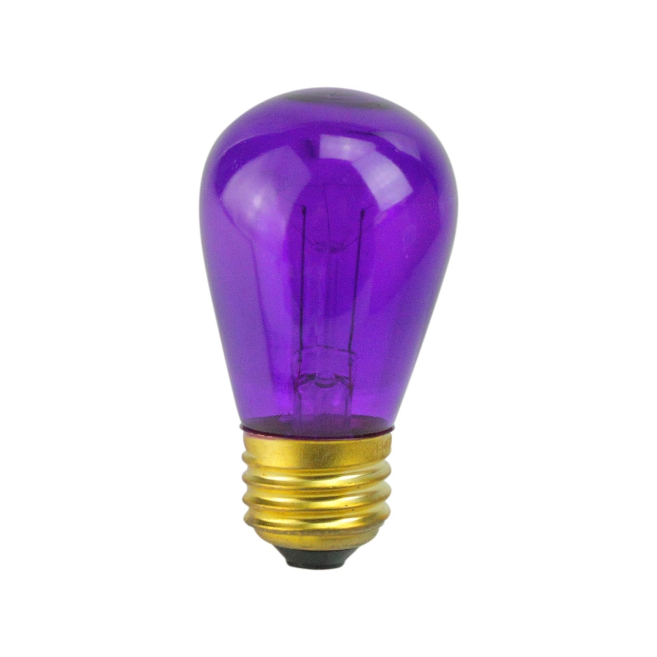 Pack Of 25 Incandescent S14 Purple Christmas Replacement Bulbs