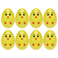 8Ct Springtime Yellow Small Size Chick Easter Egg Decorations 2.5
