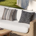 Pack Of 2 Sunbrella Fabric Indoor Outdoor Throw Pillow 16 W X 16 L Square Throw Pillows Inserts With Covers Set Of 2 .