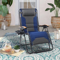 Sophia William Padded Zero Gravity Chair Oversize Lounge Chair With Free Cup Holder Supports 350 Lbs