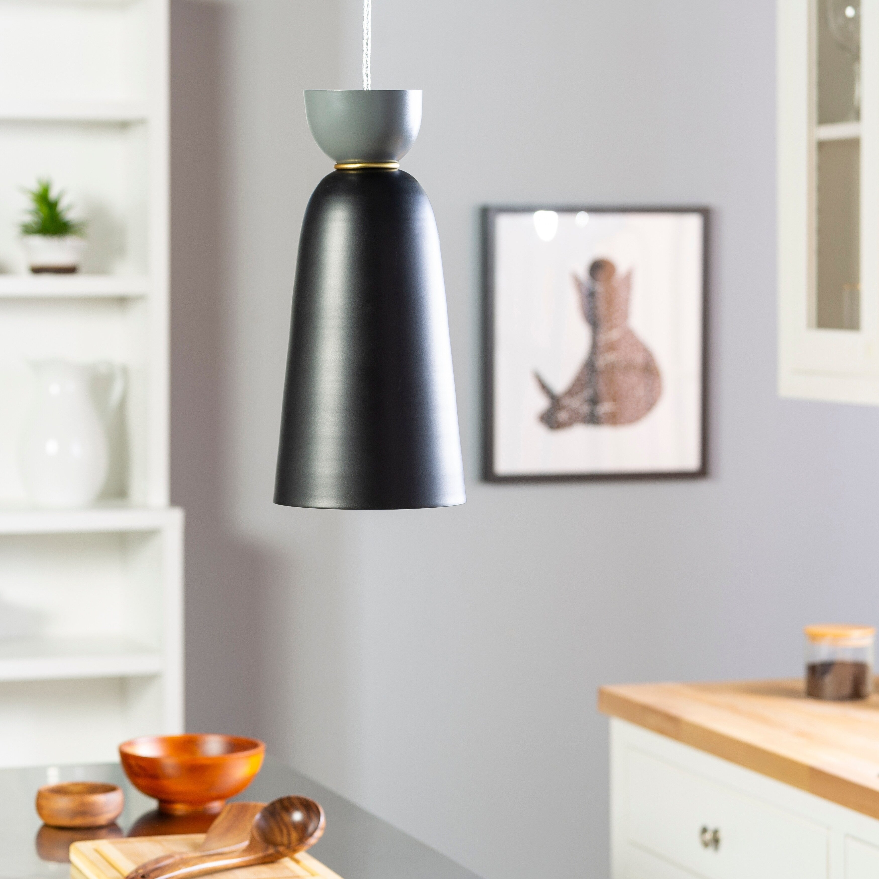 Paden Industrial Cone 1 Light Pendant