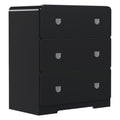 Painted 3 Drawer Nightstand For Bedroom