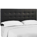 Modway Faux Leather Upholstered Tufted Headboard