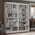 Palace Imports 100 Solid Wood 12 Shelf Bookcase Adjustable Shelves 64 Wide 71.5 Tall