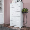Solid Wood 5 Super Jumbo Drawer Chest With Lock By Palace Imports