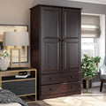 Smart Solid Wood Customizable Wardrobe Armoire By Palace Imports 40 W X 72 H X 21 D