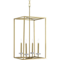 Palacio Four Light Pendant Gold