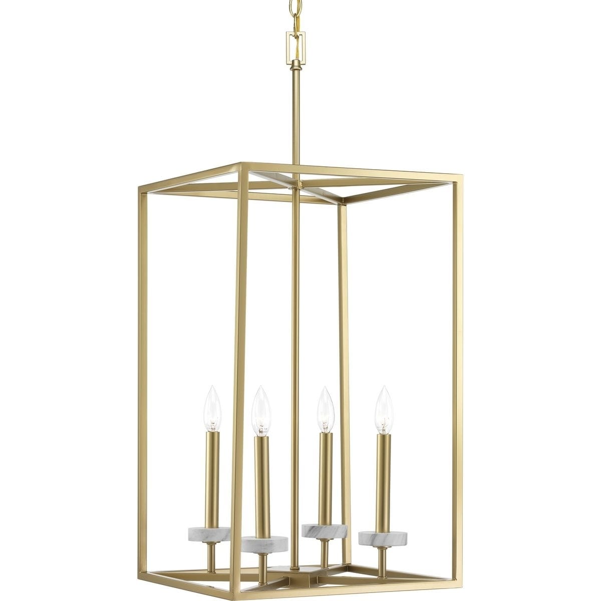Palacio Four Light Pendant Gold