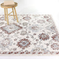 Palacios Traditional Floral Medallion Area Rug