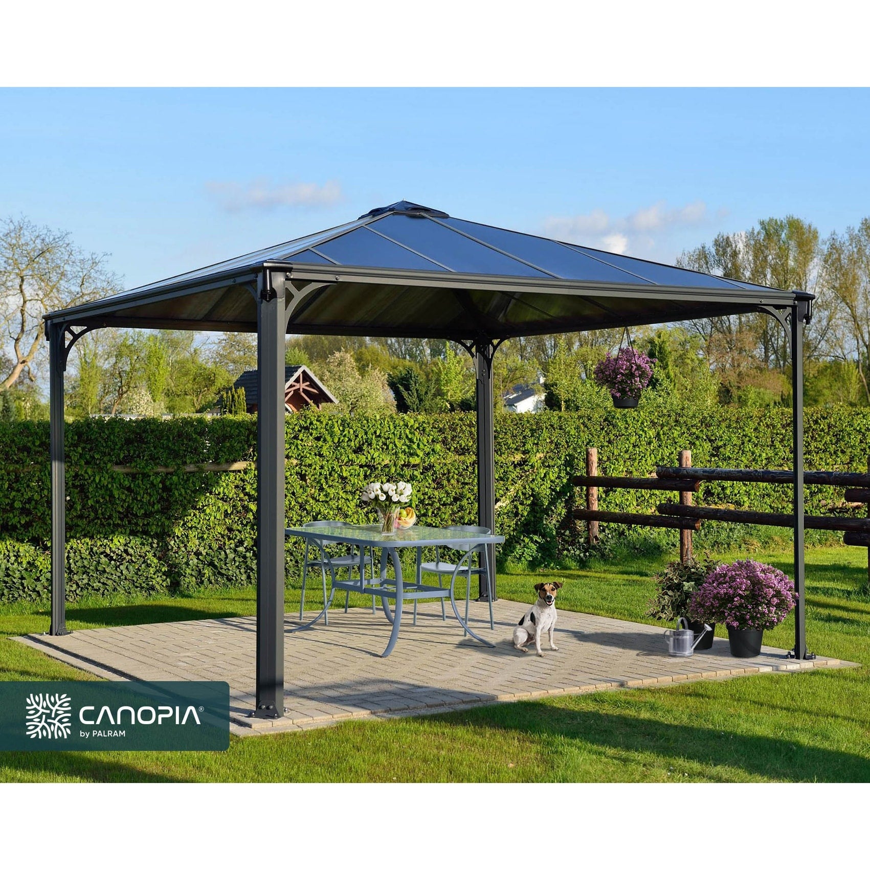 Palram Palermo 3600 12 Ft. X 12 Ft. Hard Top Gazebo