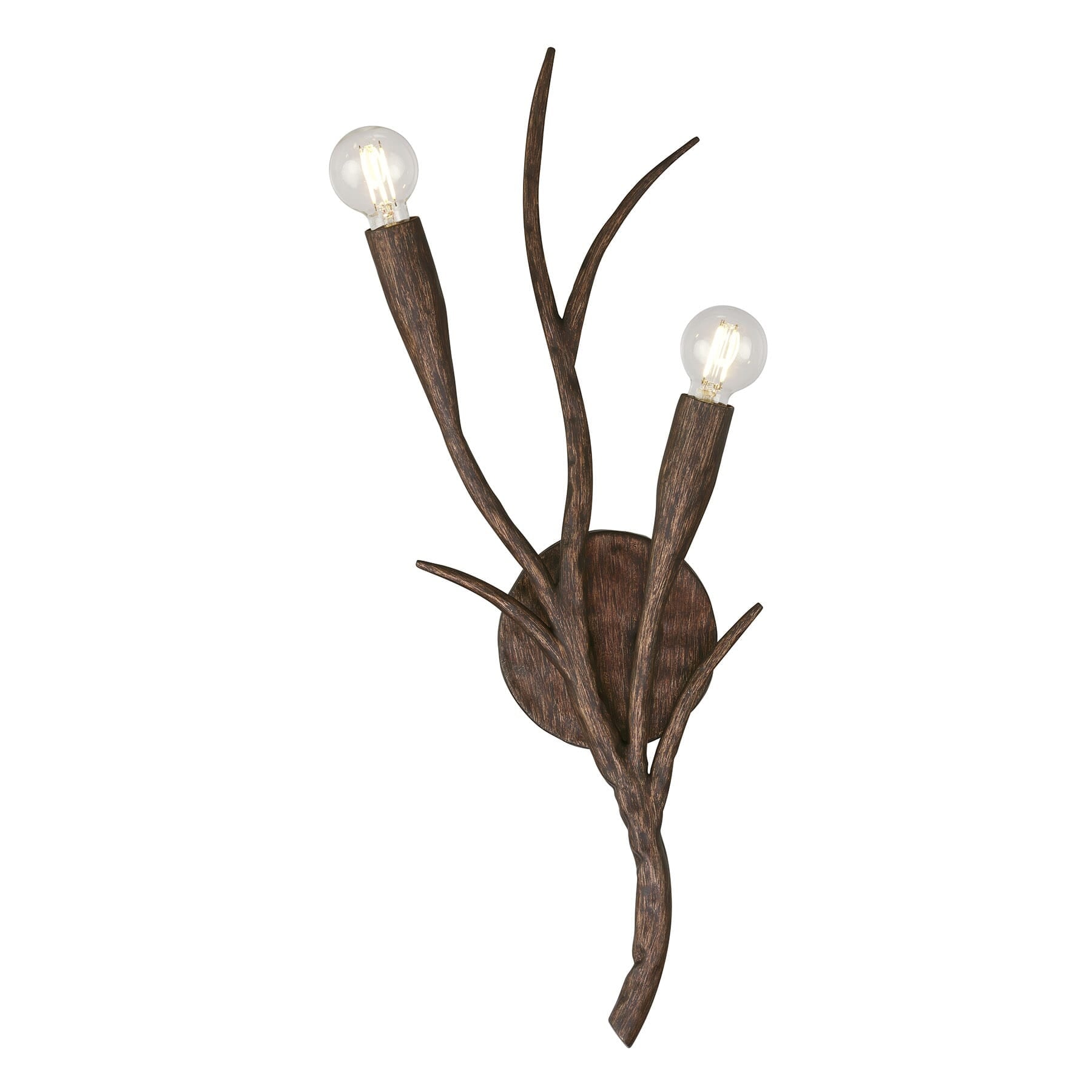 Palisades 2 Light Wall Sconce In Bark By Breegan Jane