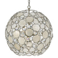 6 Light Antique Silver Chandelier Antique Silver