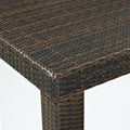 Palm Harbor Brown Wicker High Outdoor Dining Table