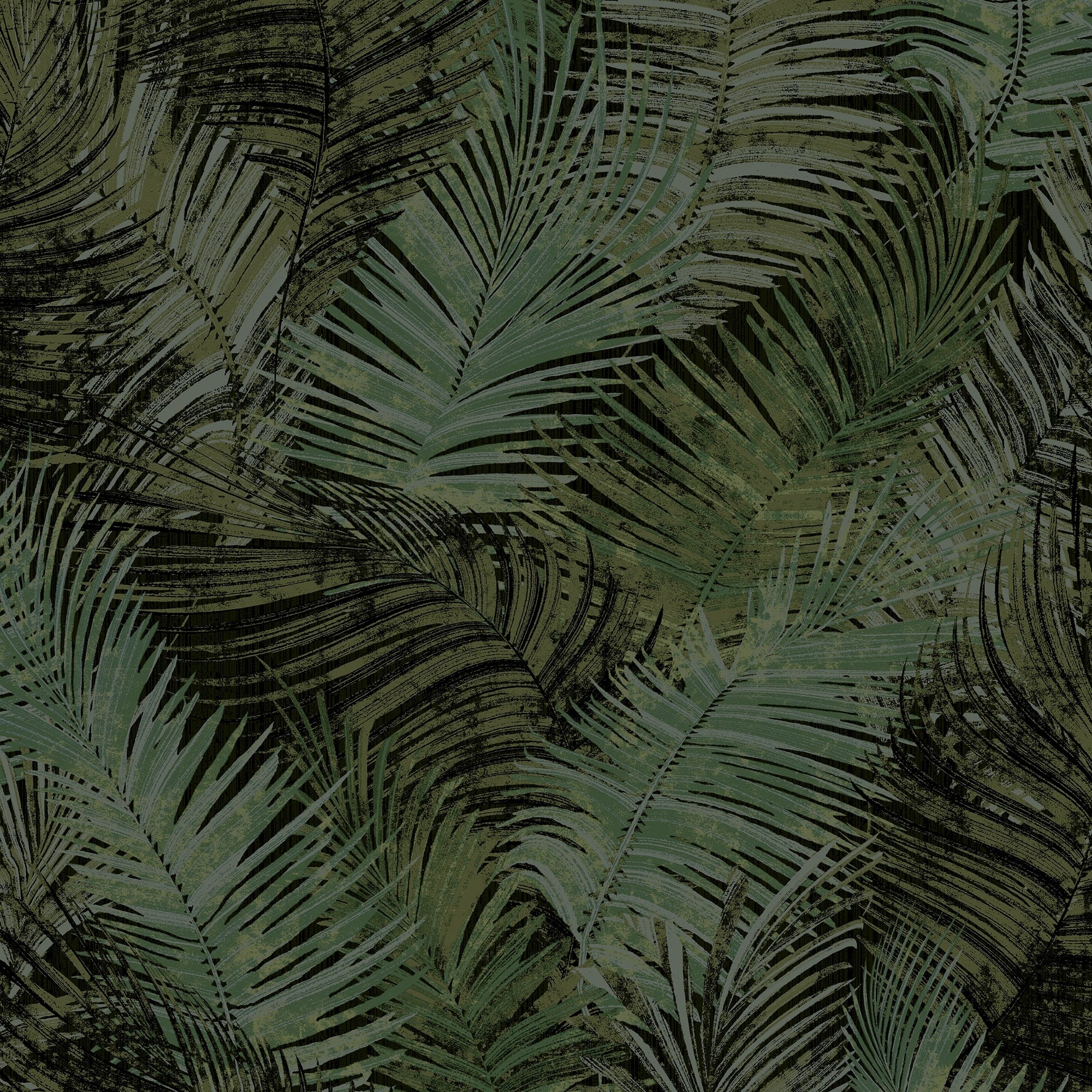 Veer Decor Palm Haven Blue Peel Stick Wallpaper