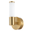 Palmera 1 Light Led Bath And Vanity Light With White Glass
