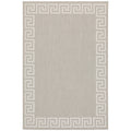 Palmetto Greek Key Border Indoor Outdoor Area Rug