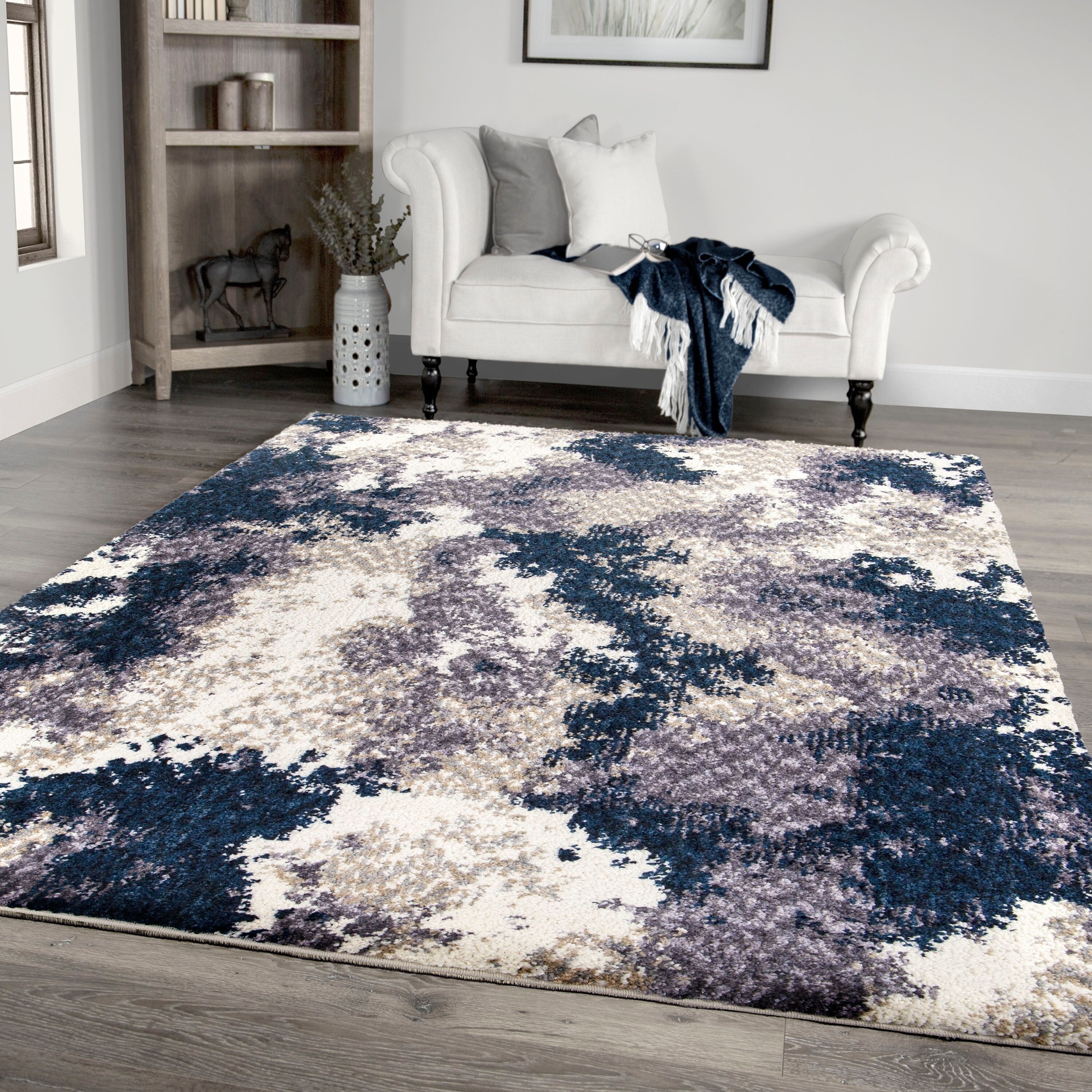 Palmetto Living By Orian Jennifer Adams Cotton Tail Dreamy Taupe Area Rug 67 X 96